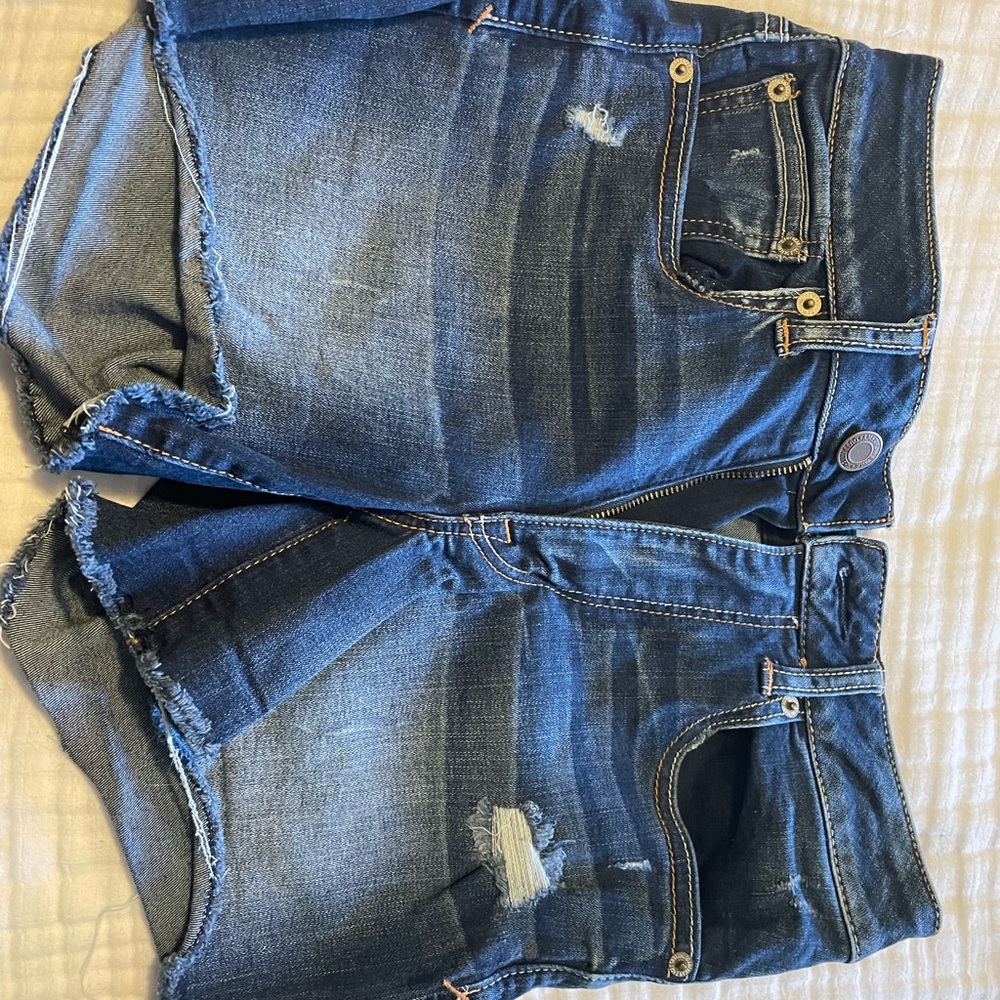 Denim shorts size 6
